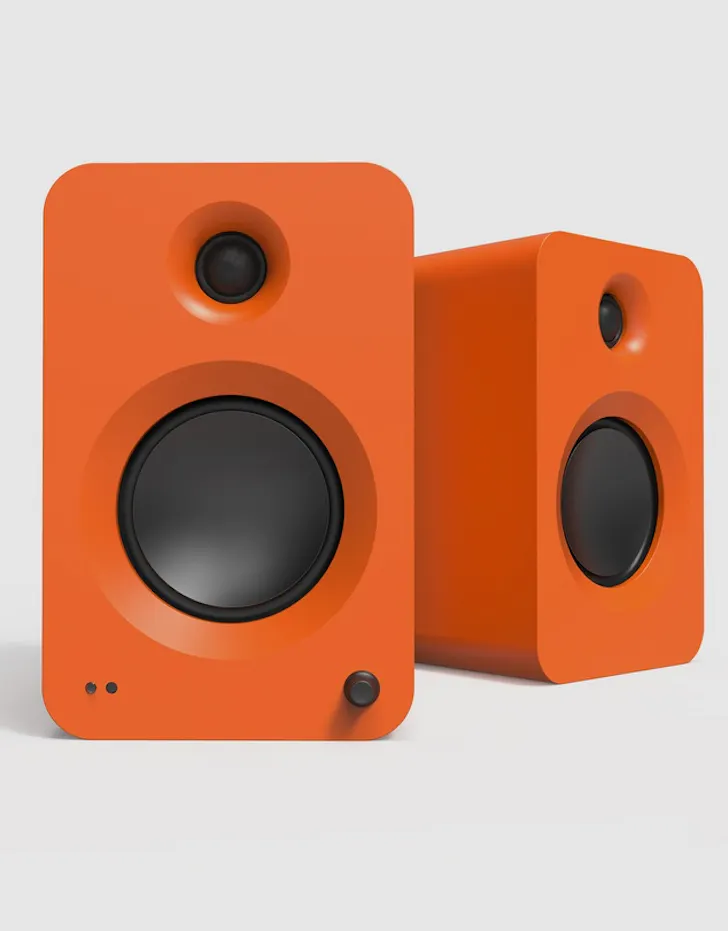 iWorld Kanto REN 200W Powered Bookshelf Speakers with HDMI ARC, USB-C, and Bluetooth 5.3