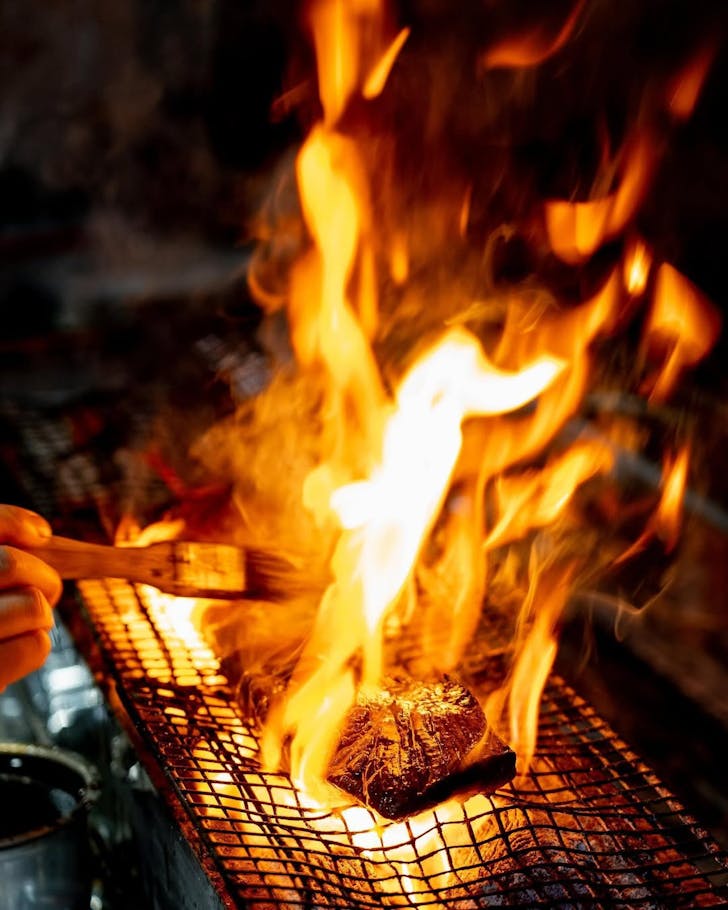 izy.aki omakase sydney collaboration with forged by vow lab-grown quail meat