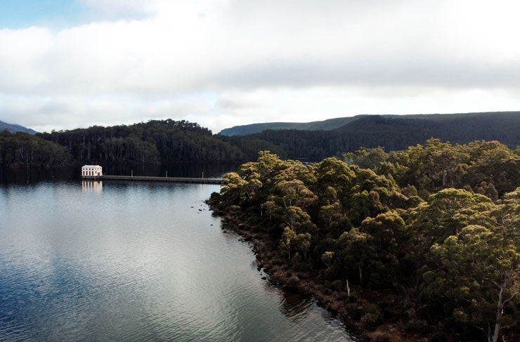 The Pumphouse Point hotel in Tasmania 