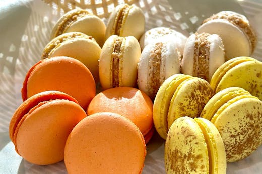 A selection of macarons