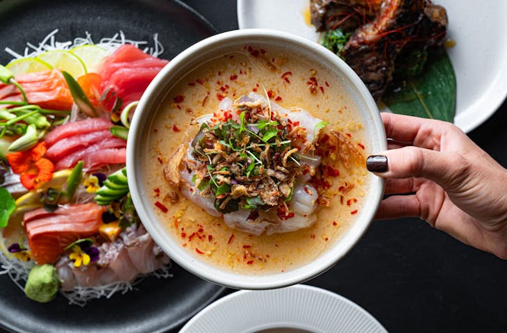 A selection of dishes from Kaiza Izakya. 
