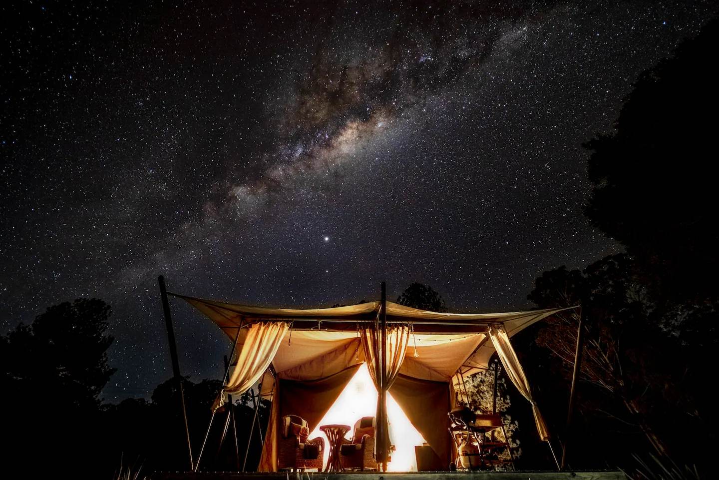 safari tent camping qld