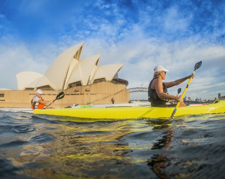 kayaying sydney harbour opera house