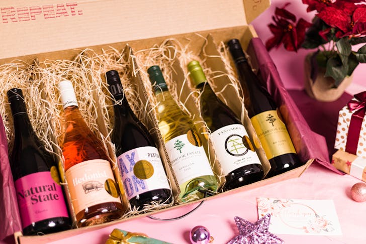 A six pack box of organic wines from The Only Keto Wine Co