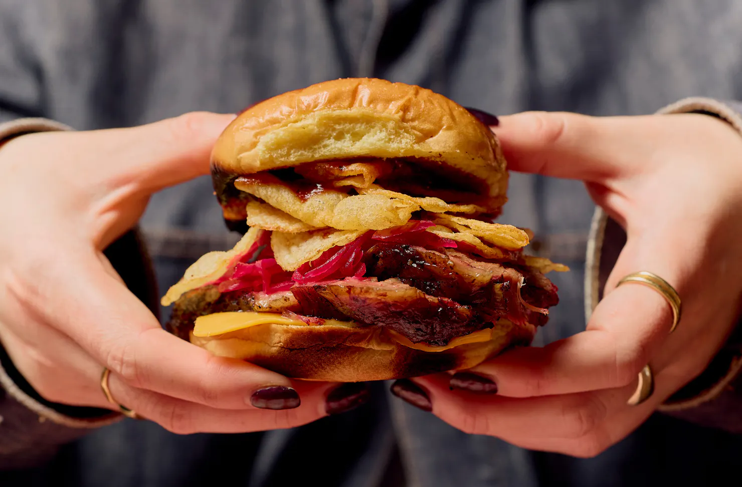 fancy hanks firemasters brisket sandwich