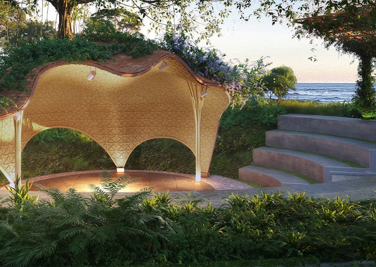 render of an ampitheatre