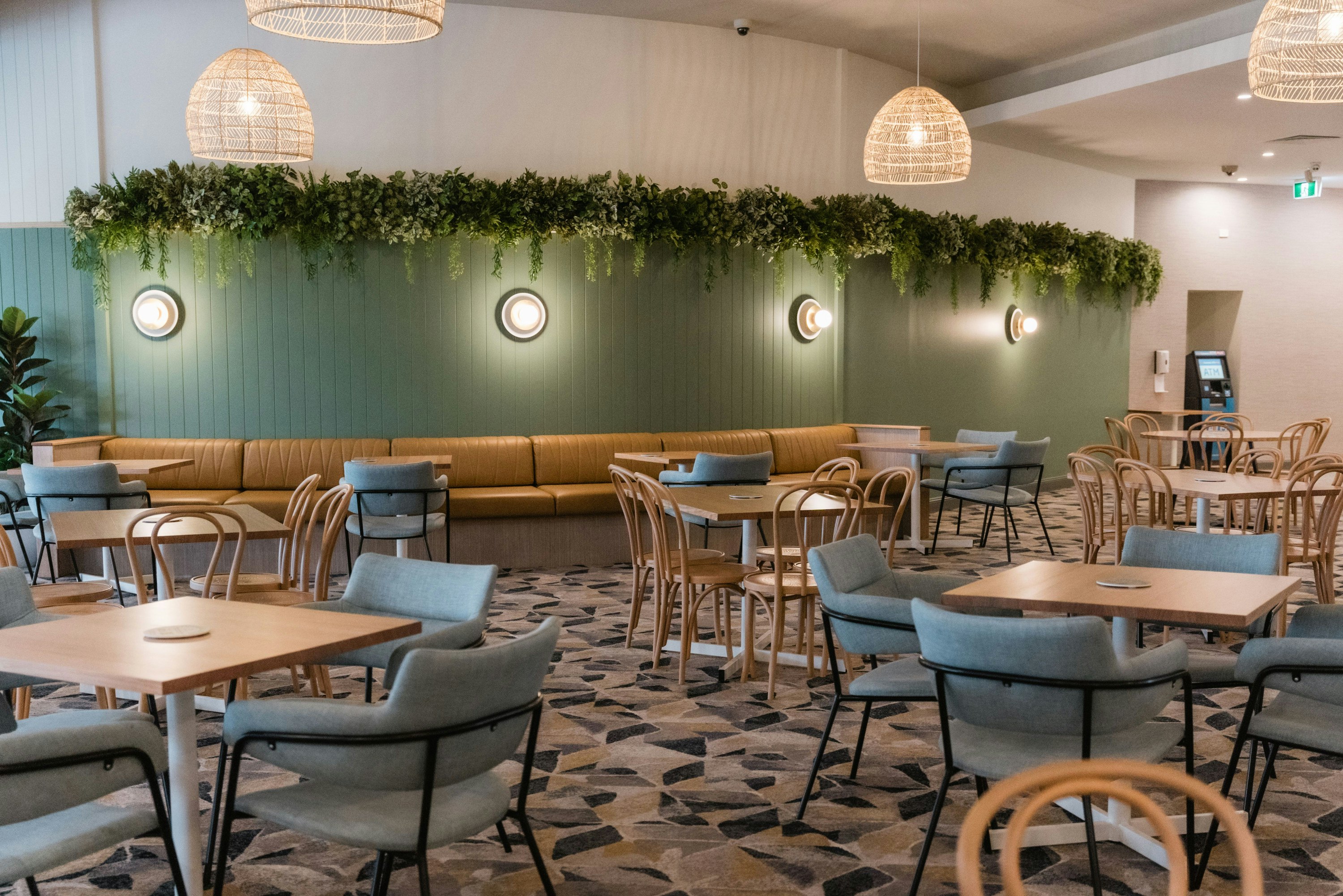 the revamped interior of kings beach tavern