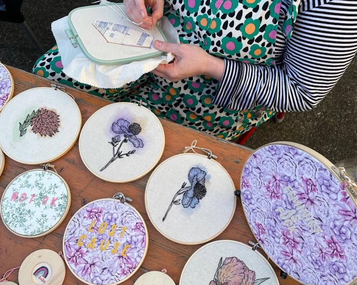 knack craft markets wellington embroidery