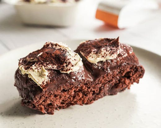 Laantaan's choc hazelnut bun.