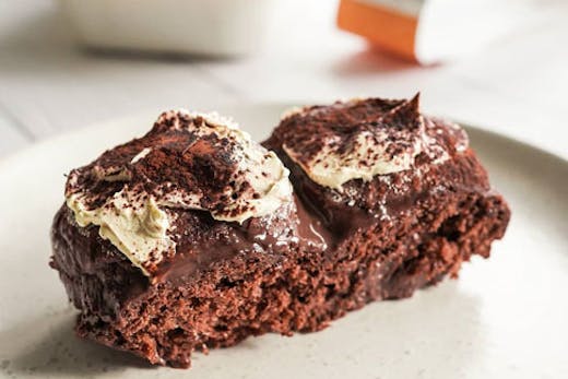 Laantaan's choc hazelnut bun.