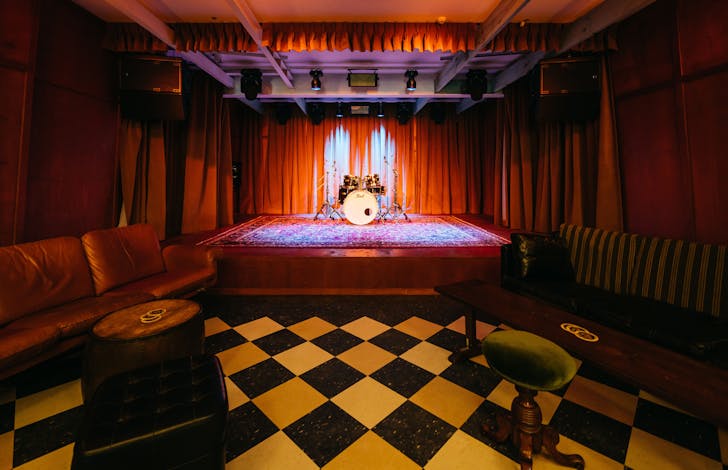 The band room at Lady Hampshire, one of the best live music venues in Sydney