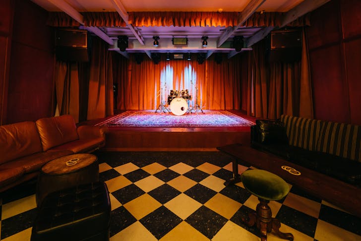 The band room at Lady Hampshire, one of the best live music venues in Sydney
