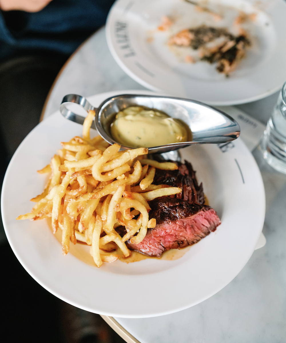 Steak frites from La Lune