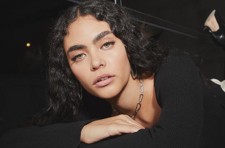 Someone displays their brows from Lash Noir.