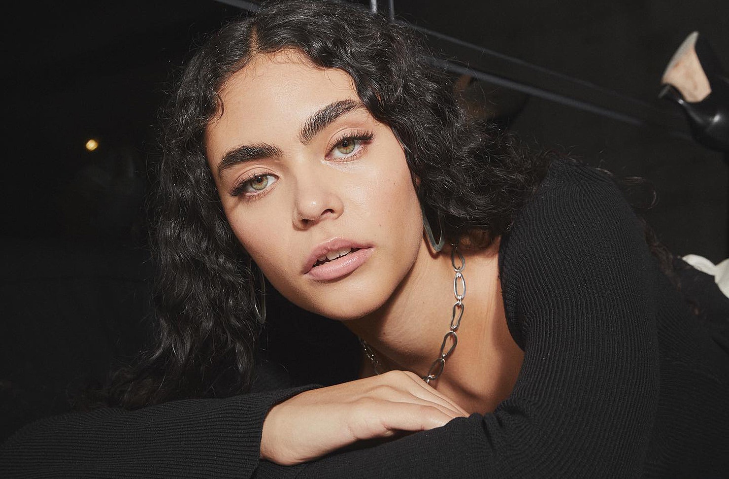 Someone displays their brows from Lash Noir.