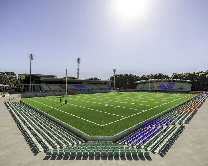 Artist's impression of the new Leichardt Oval