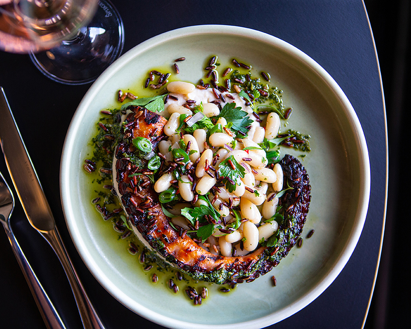 A perfectly prepared Octopus dish from Liberty, one of the best restaurants in Wellington.