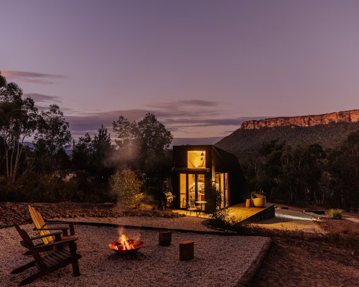 ligo wolgan valley airbnb tiny home nsw near sydney blue mountains accommodation