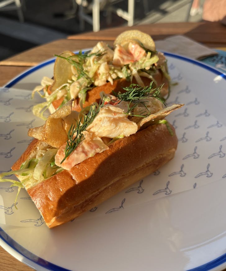 Two mini lobster rolls from Gage Roads