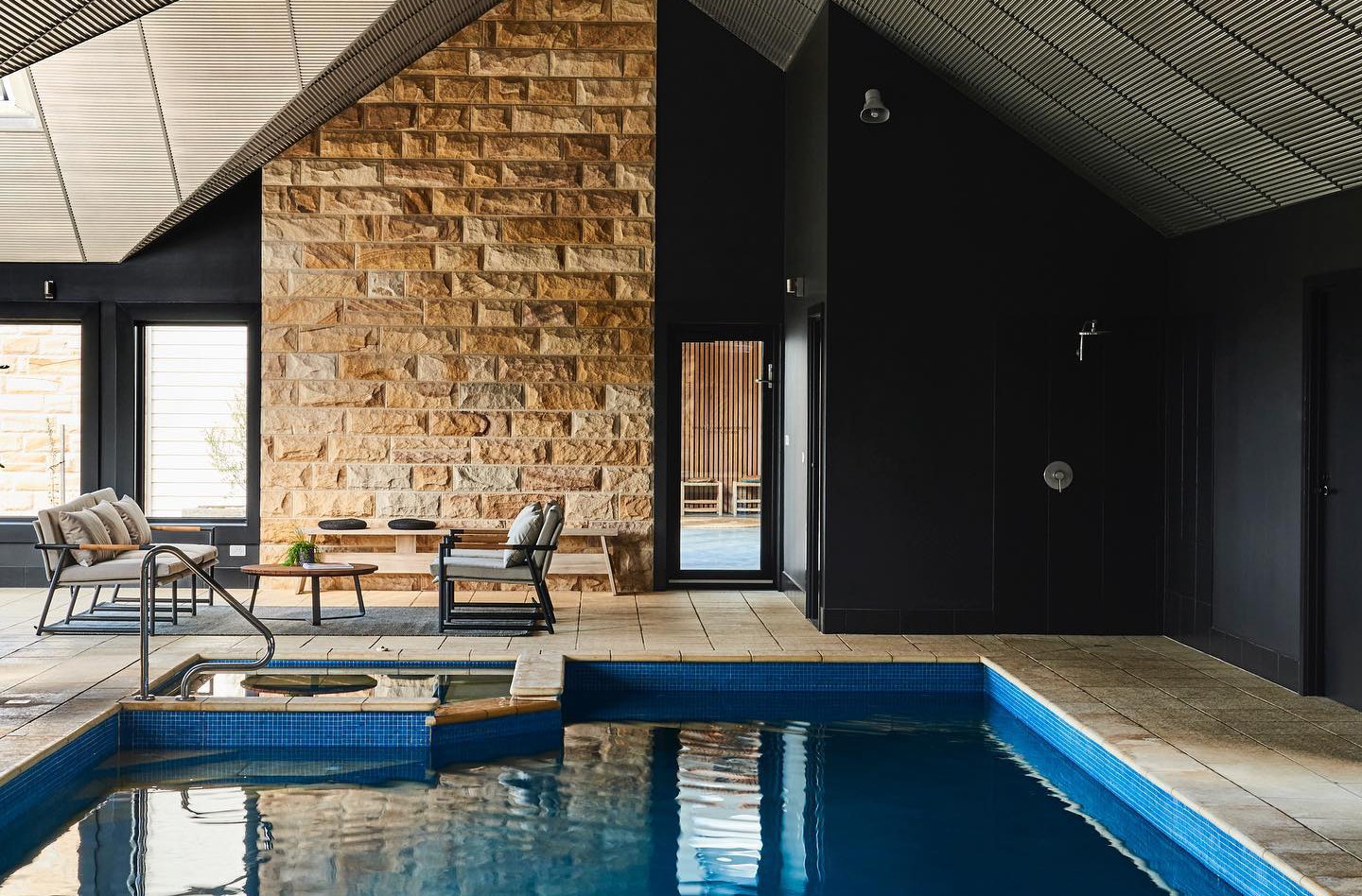 A mineral pool at Lon Retreat & Spa