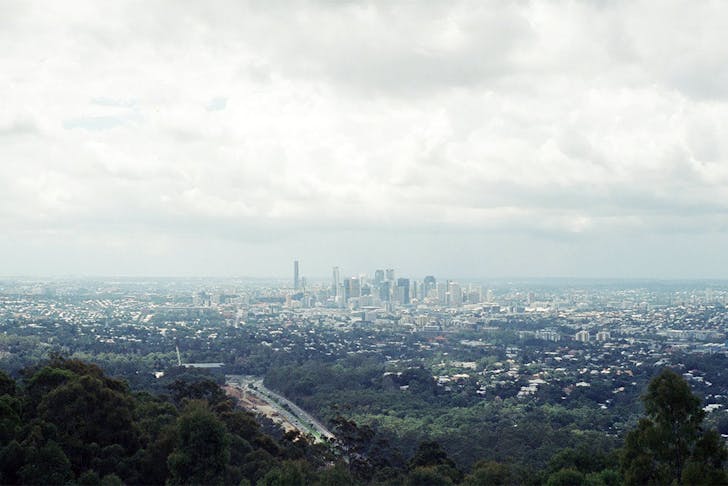 a view over brisbane from mt coottha