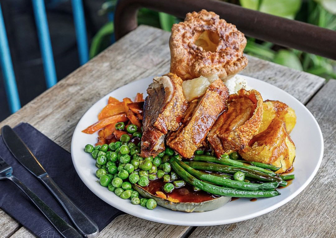 A Sunday roast with all the fixings from Lord Kitchener in Sandringham