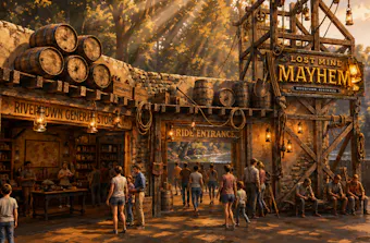 Lost Mine Mayhem ride Dreamworld