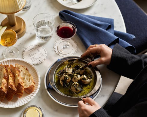 escargot at loulou bistro martin place sydney