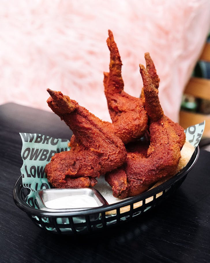Chicken wings from Lowbrow.
