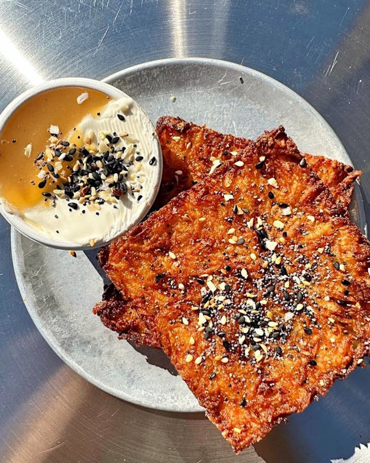 free latkes at lox in a box all locations in sydney