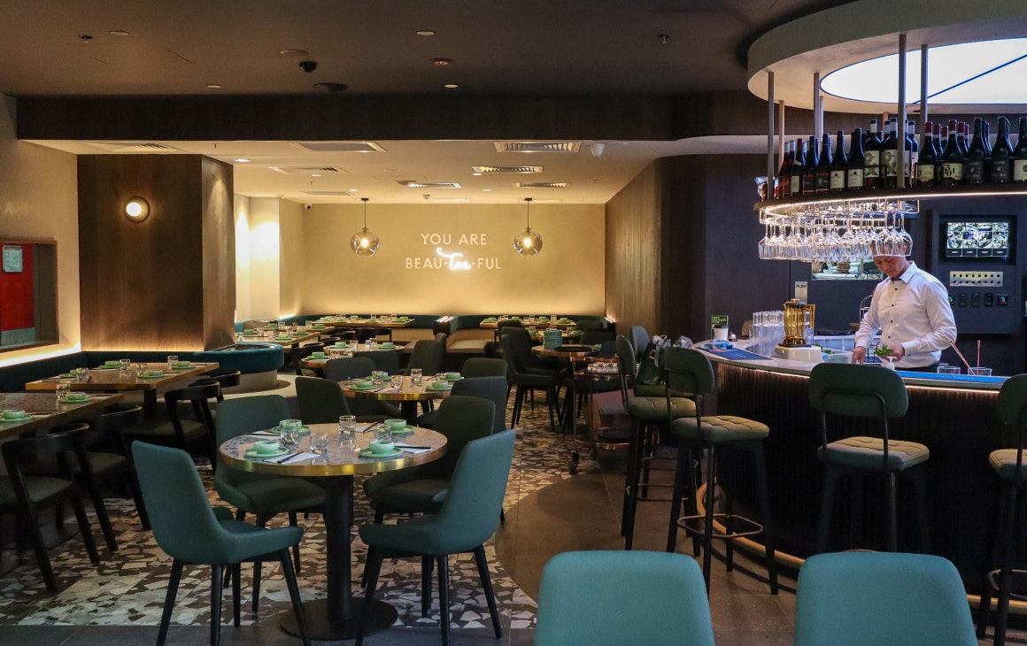 interior of lucha black