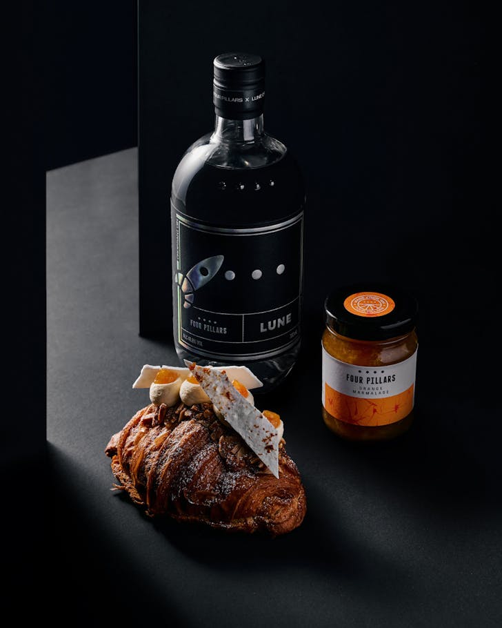lune x four pillars breakfast negroni