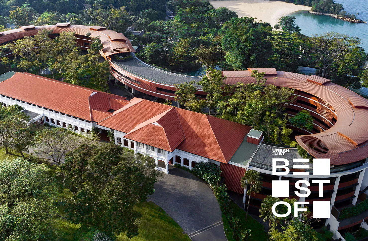 The Capella Hotel on Sentosa island, one of the best luxury hotels in Singapore 