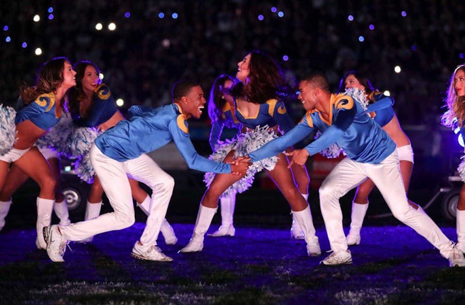 Rams will feature male cheerleaders for first time at Super Bowl