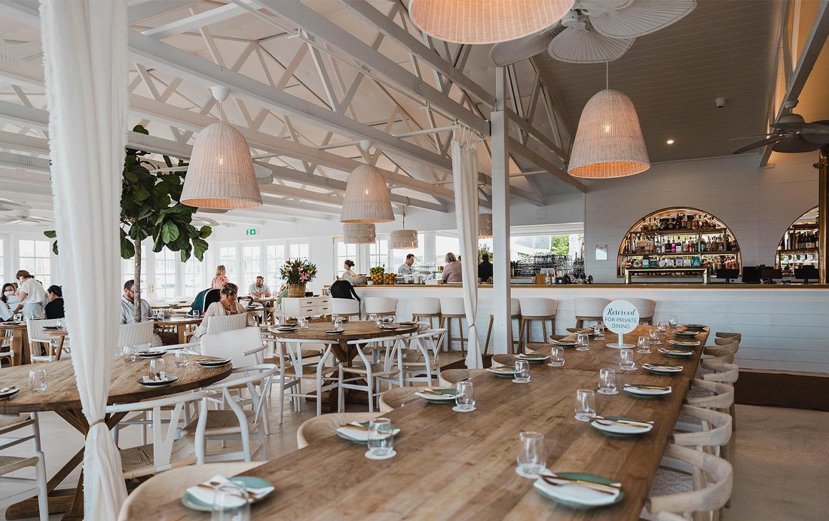Interior of a Manly restaurant