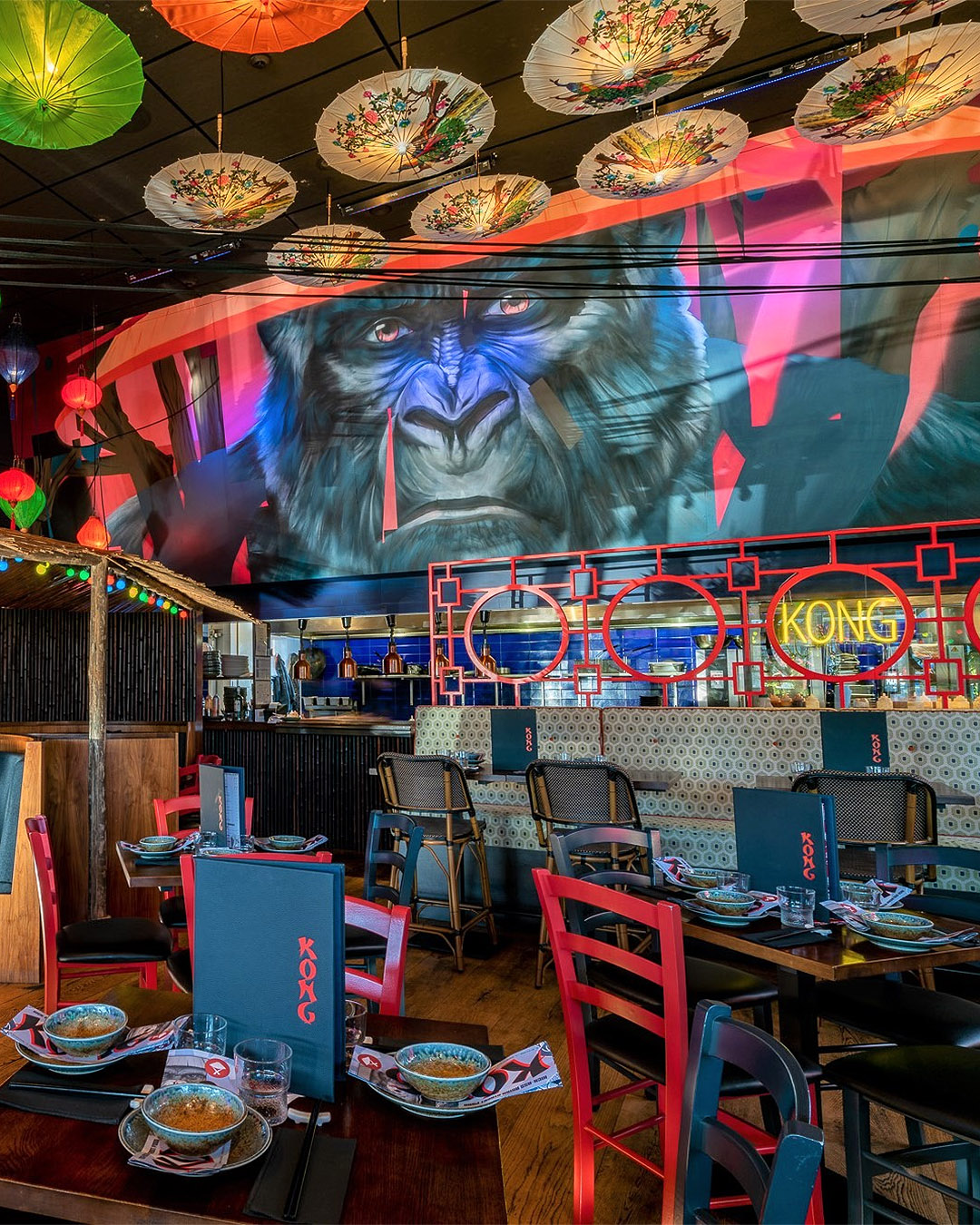 The interior of Master Kong in Mount Maunganui.