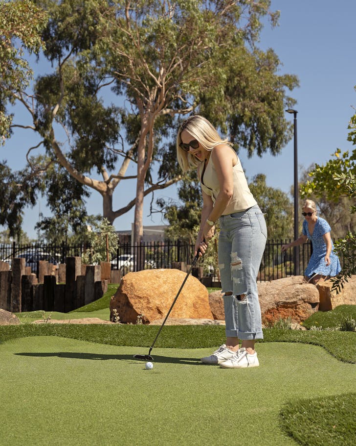 Matagarup Mini Golf in Burswood, Perth