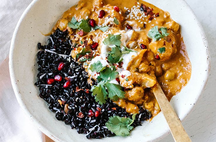 a healthy food bowl
