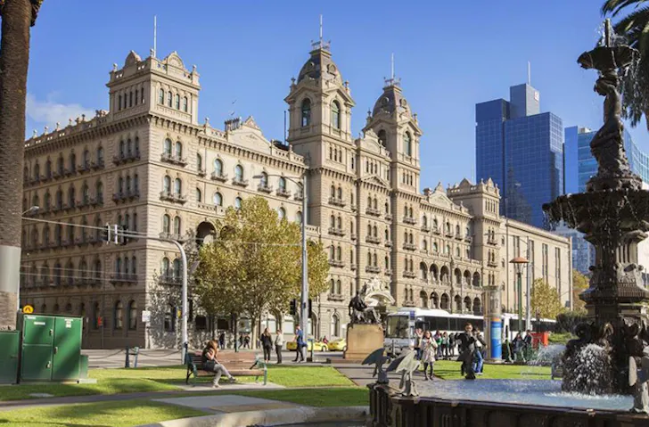 The impressive exterior of Hotel Windsor one of the best luxury hotels Melbourne