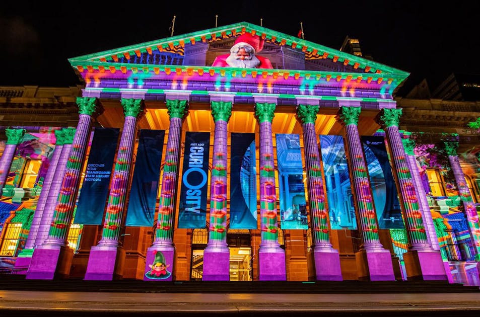 City Of Melbourne Christmas Light Projections URBAN LIST MELBOURNE