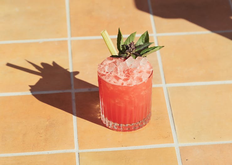 a watermelon cocktail