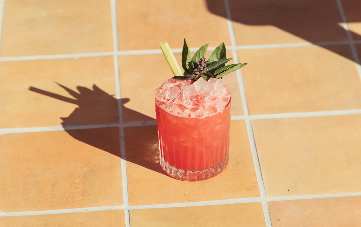 a watermelon cocktail