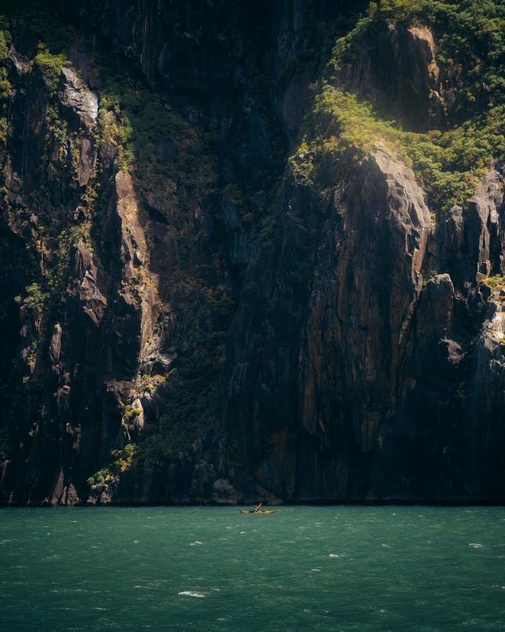 Milford Sound pictured in the summer months