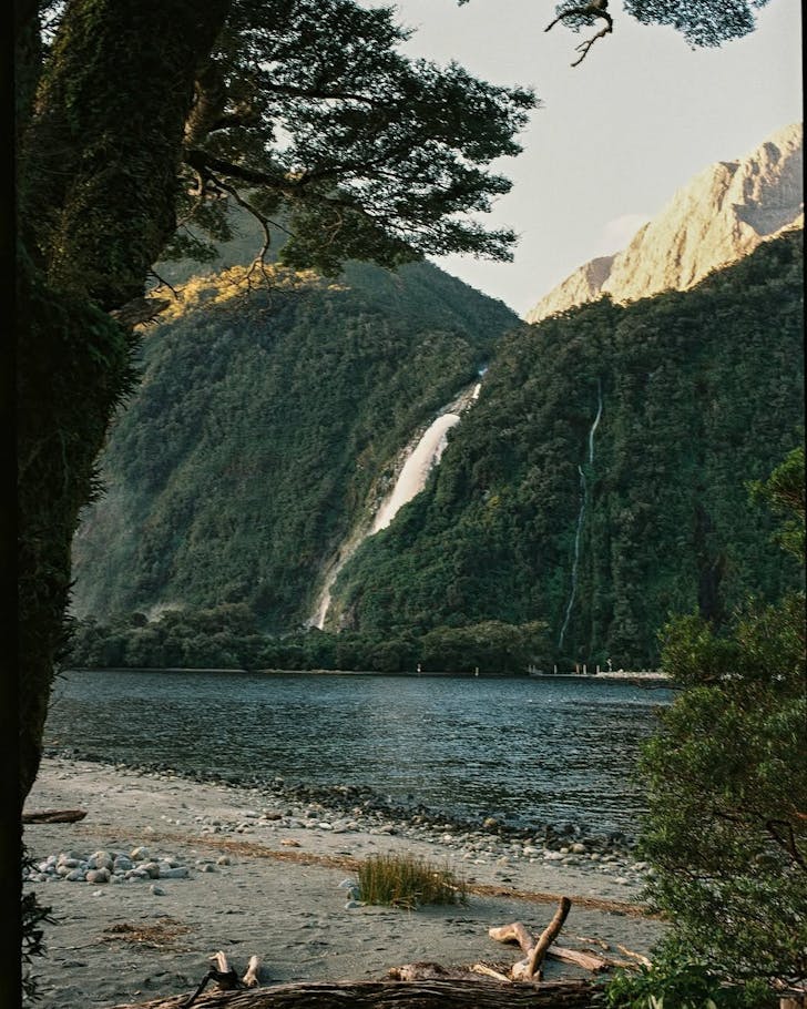 Milford Sound photographed in the spring