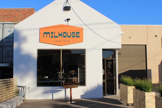 The exterior of Milhouse Canteen
