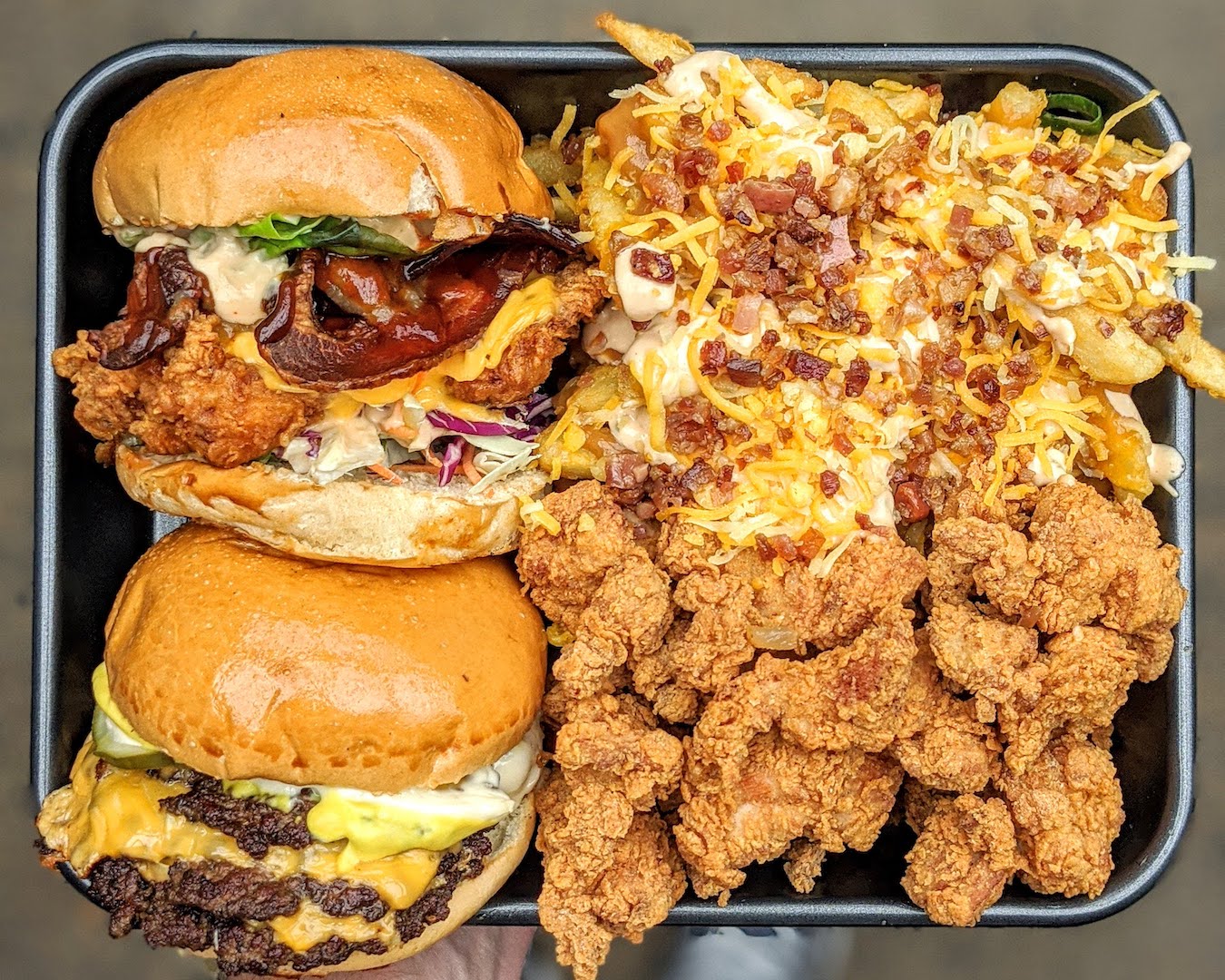 Milky Lane burgers and sides