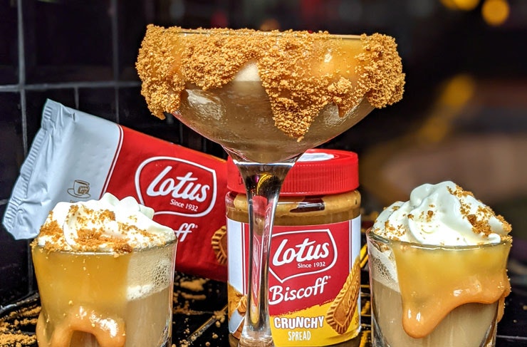 Milky Lane Lotus Biscoff Martini