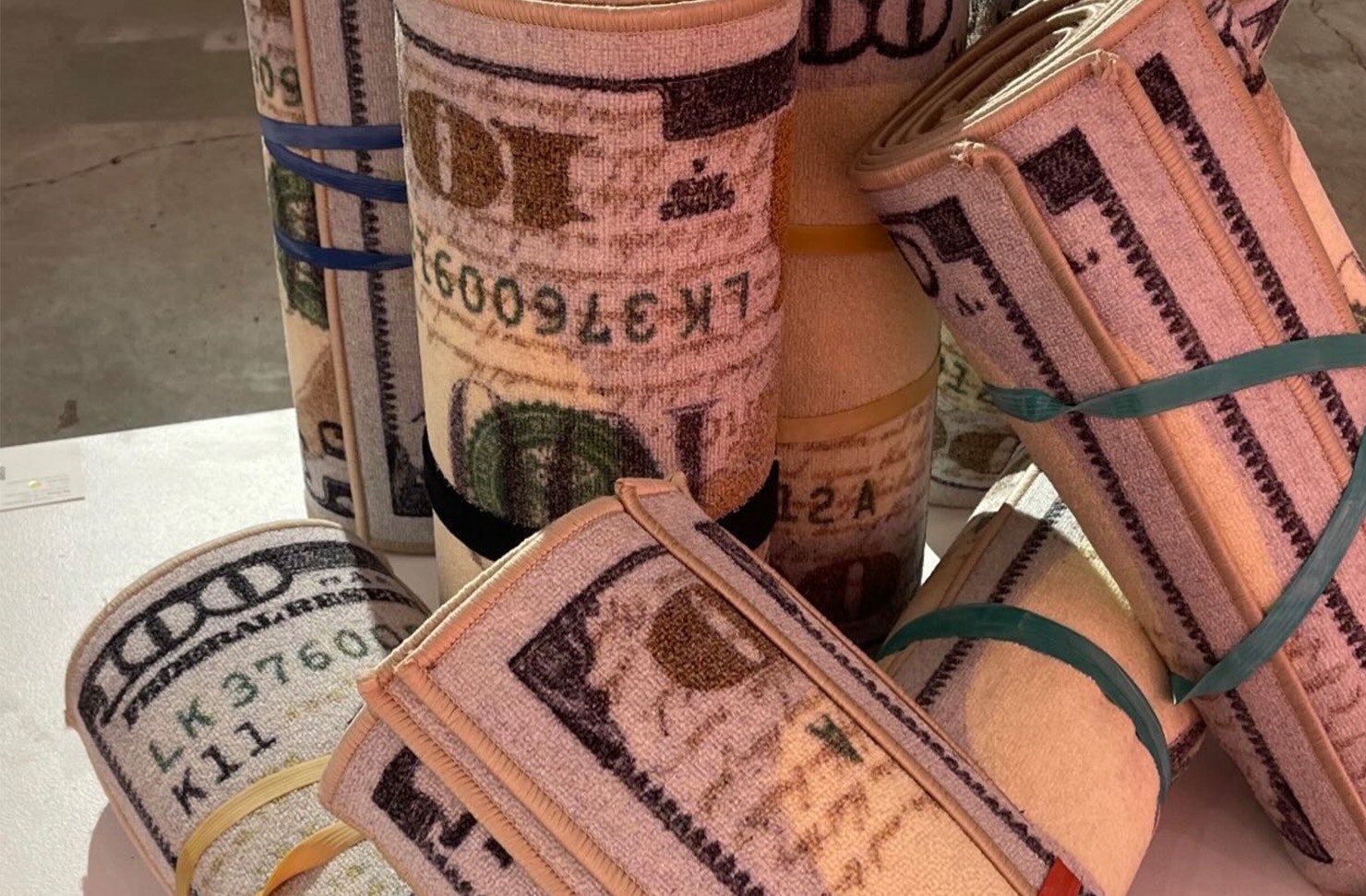 A woman on a computer 