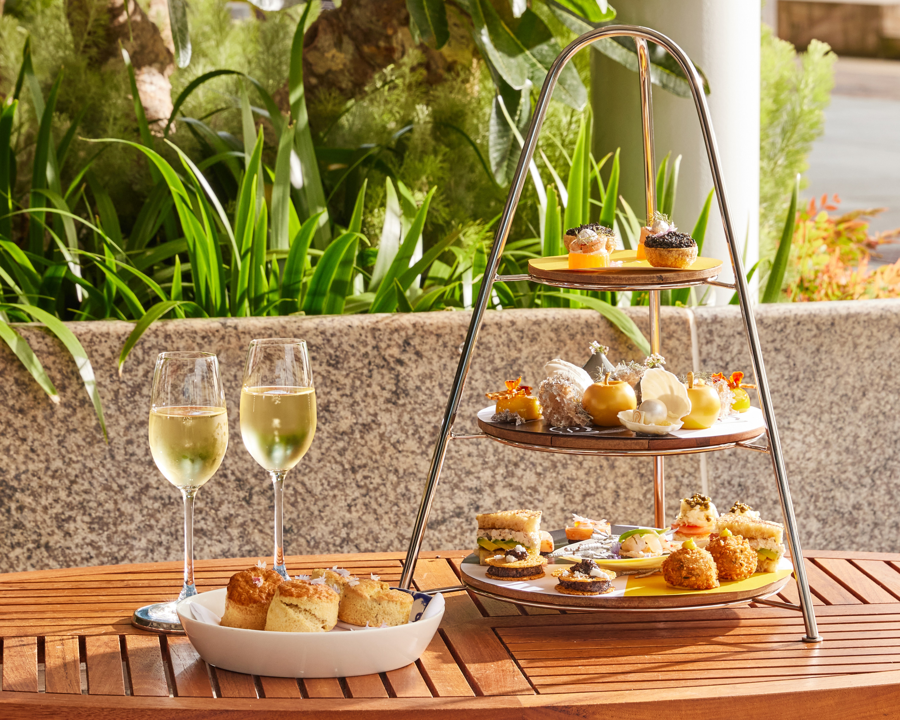 A high tea at Crown Sydney, which is available for Mother's Day lunch
