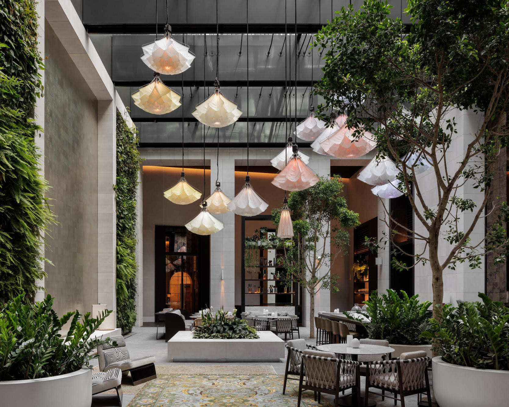 The stunning foyer at the Capella Sydney Hotel, which is hosting a Mothers Day lunch